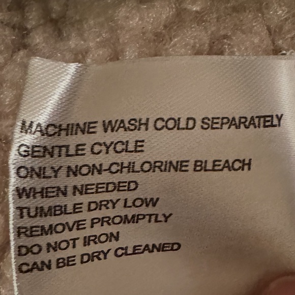 Michael Kors Faux Shearling Coat Olive Hazelnut Warm Winter Size Large. NWT. - Picture 11 of 11